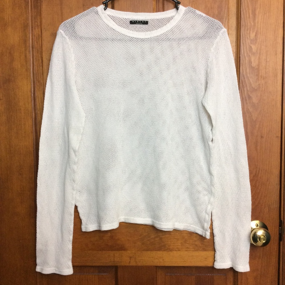 White Mesh Top | Made In Italy | S